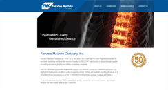 Desktop Screenshot of fairviewmachine.us